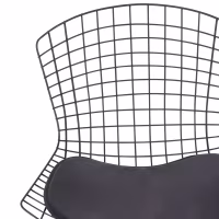 Réplica Silla Bertoia en Acero Negro - Sillas Metálicas - MuebleDesign