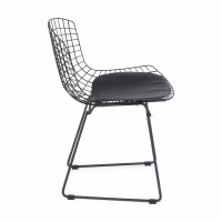 Réplica Silla Bertoia en Acero Negro - Sillas Metálicas - MuebleDesign