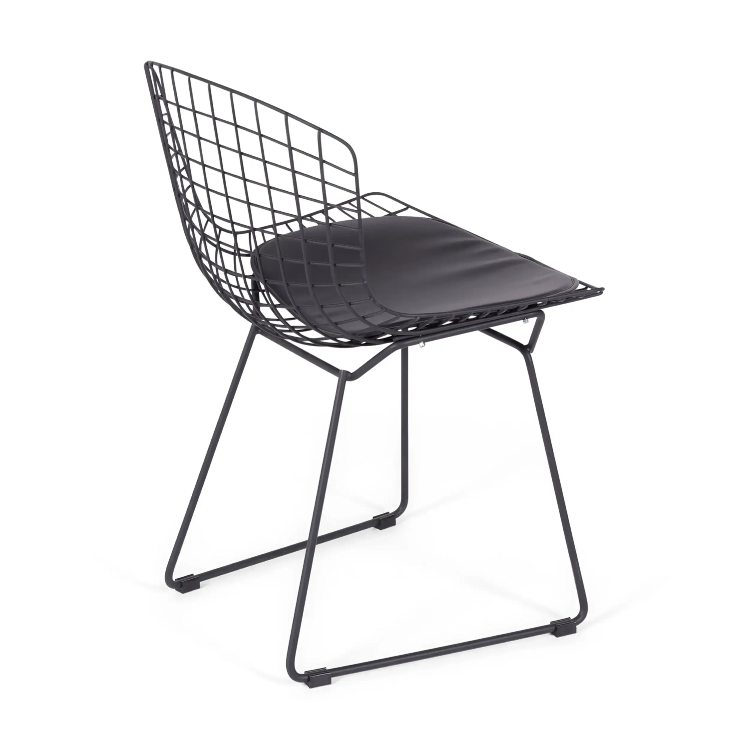 Bertoia Chair in Black Steel Replica - Metal Chairs - Mueble Design