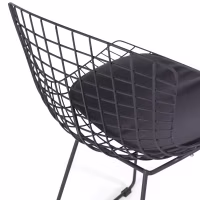 Bertoia Chair in Black Steel Replica - Metal Chairs - Mueble Design