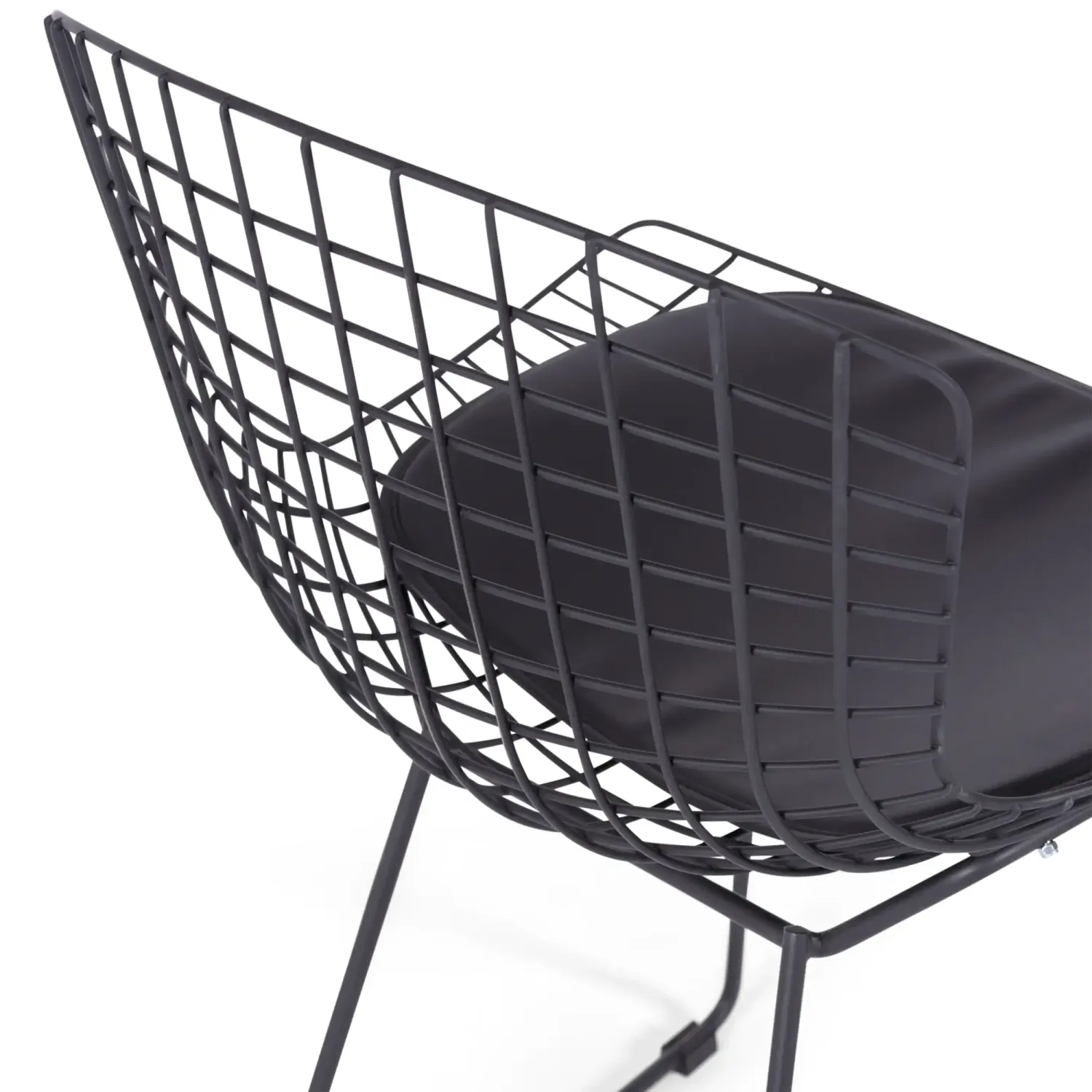 Réplica Silla Bertoia en Acero Negro - Sillas Metálicas - MuebleDesign