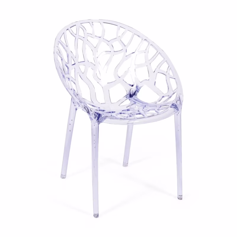 Transparent Chrystal Outdoor Stuhl Replik