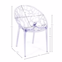 Réplica Silla Chrystal Transparente – Sillas de Jardín – Mueble Design