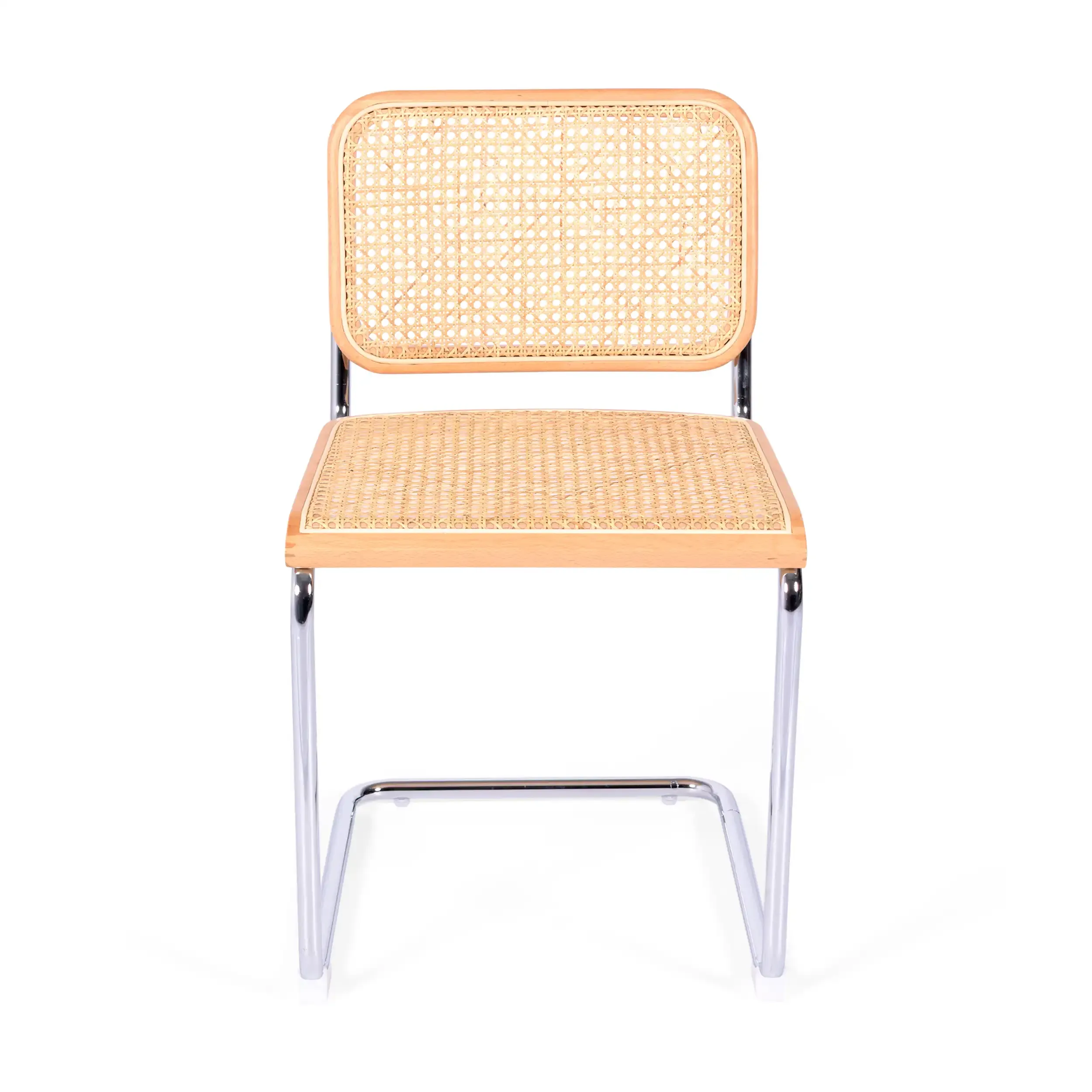 Chair Cesca economical chair in steel, beech and rattan 🪑 | Mueble Design