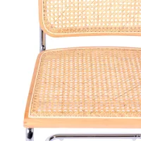 Cadeira Cesca cadeira de baixo custo em aço, faia e rotim 🪑 | Mueble Design