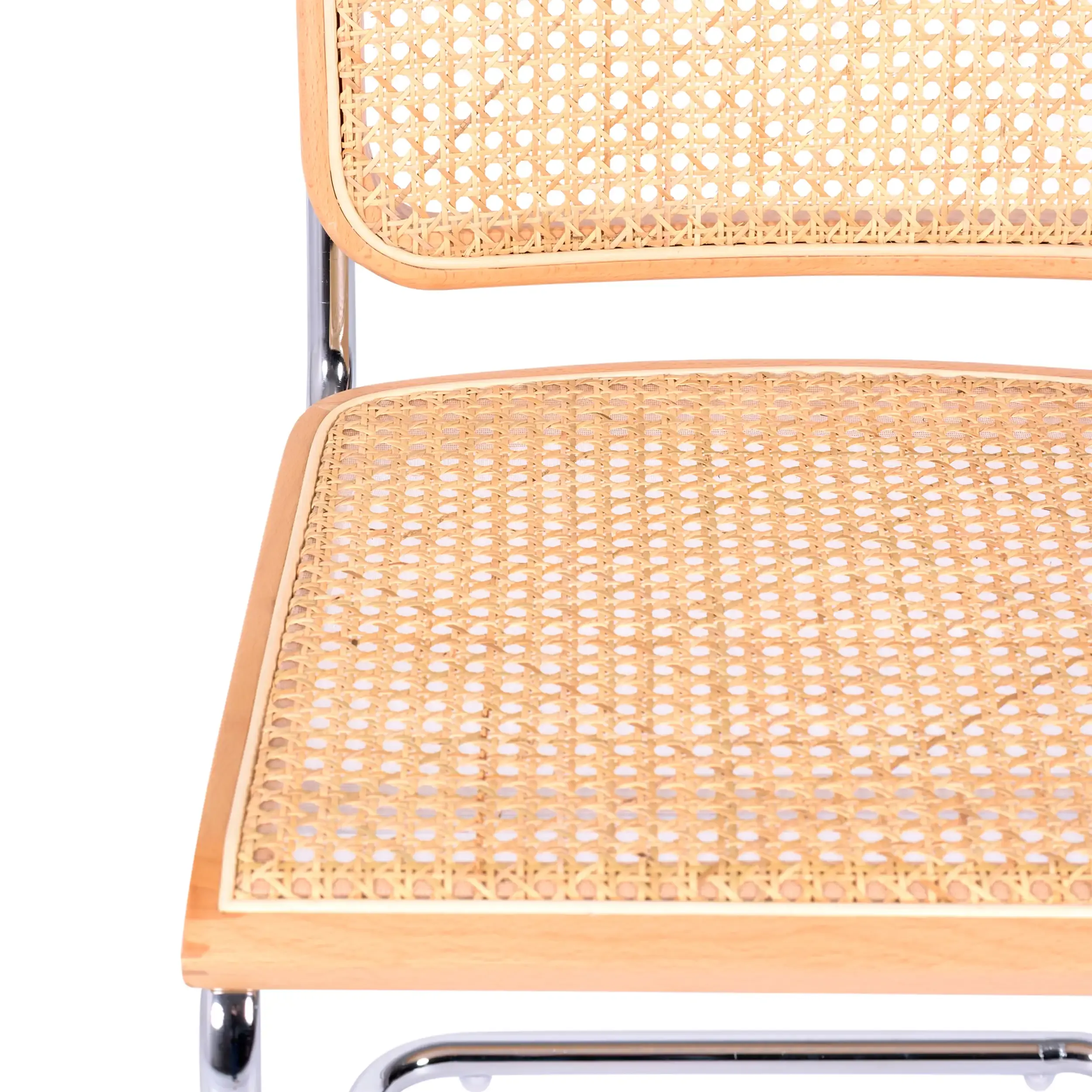 Chair Cesca economical chair in steel, beech and rattan 🪑 | Mueble Design