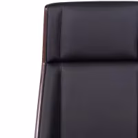Silla de oficina Nordic Highback en nogal y polipiel - Mueble Deseign