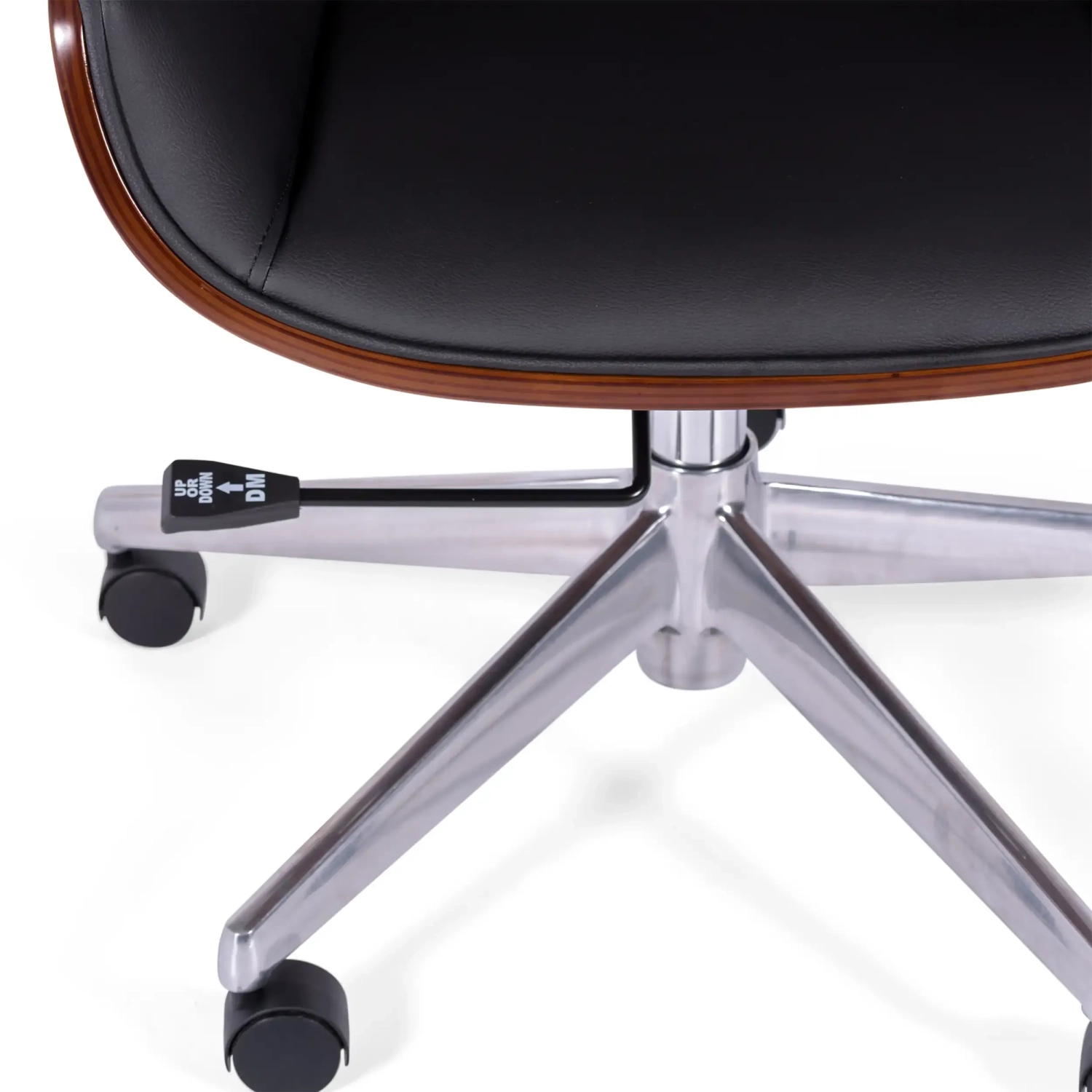 Krzesło biurowe Nordic Highback w orzechu - Krzesła biurowe - Mobelarium