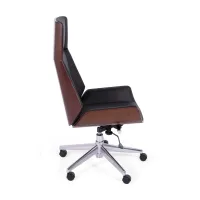 Nordic Highback bureaustoel in walnoot - Bureaustoelen - Icon Mobiel