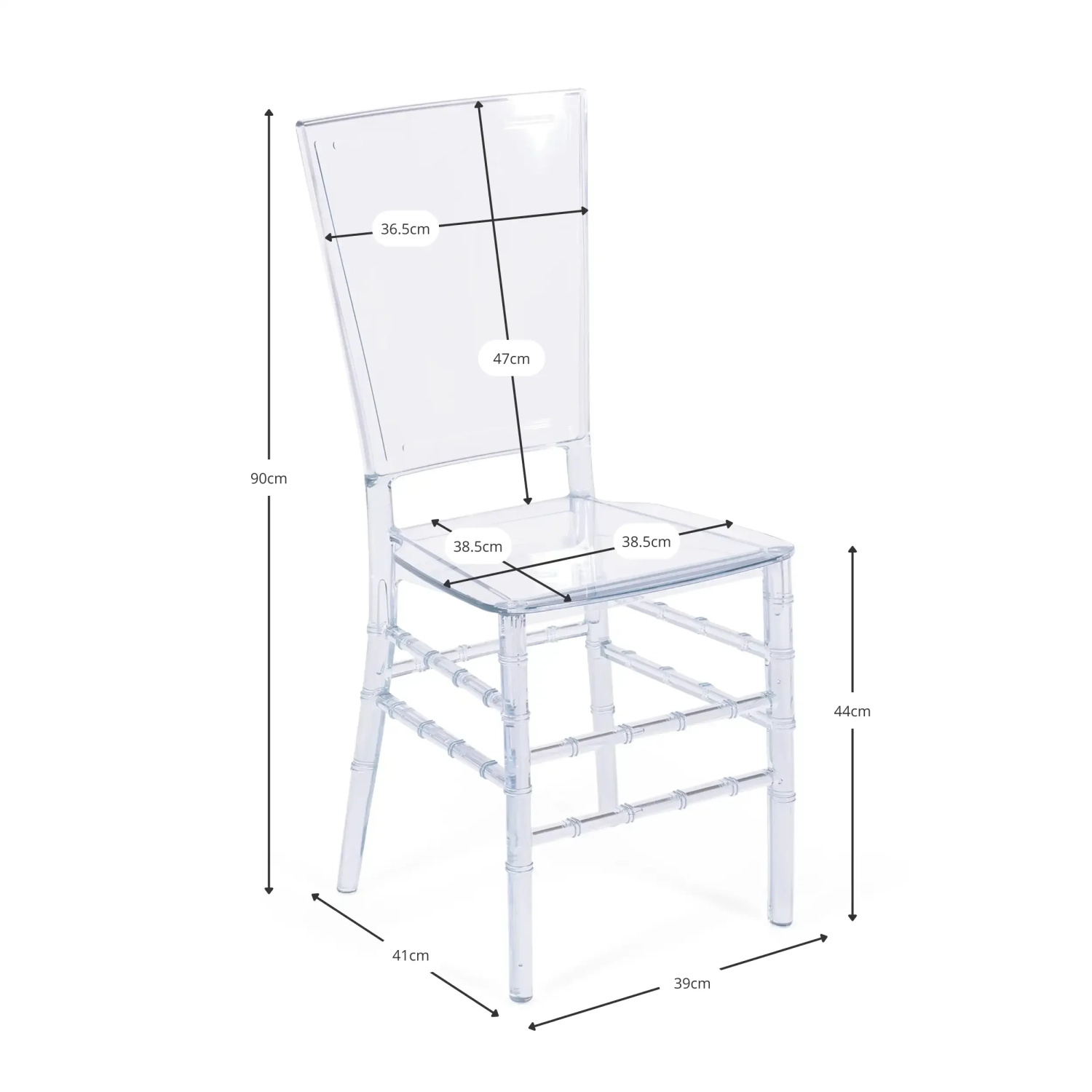 Sedie Trasparenti Felipe Ghost - Sedie in plastica - Mobilie Design