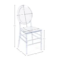 Silla Transparente Isabelle Ghost - Sillas de plástico - Mueble Design