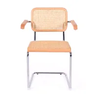 Chaise Cesca avec accoudoirs - Chaises en rotin - Meubles Concept