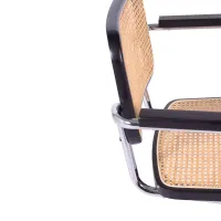 Cesca stoel met armleuningen - Rotan stoelen - Mobelarium
