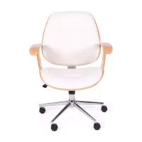 Silla de oficina Cambridge en madera clara - Mueble design