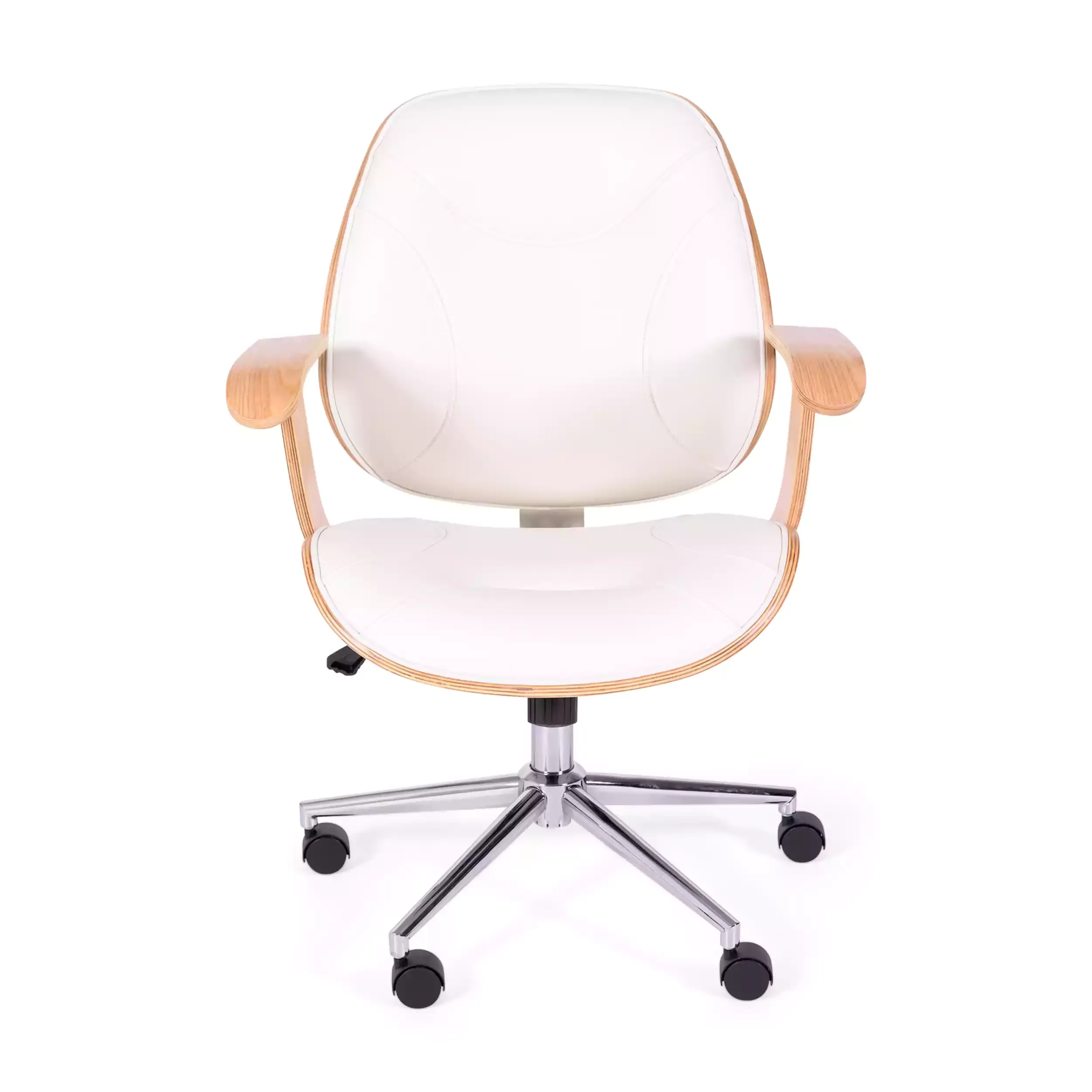 Silla de oficina Cambridge en madera clara - Mueble design