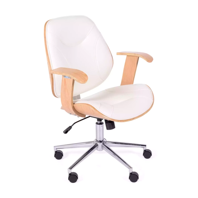 Sedia da ufficio Cambridge in legno chiaro - Mueble design