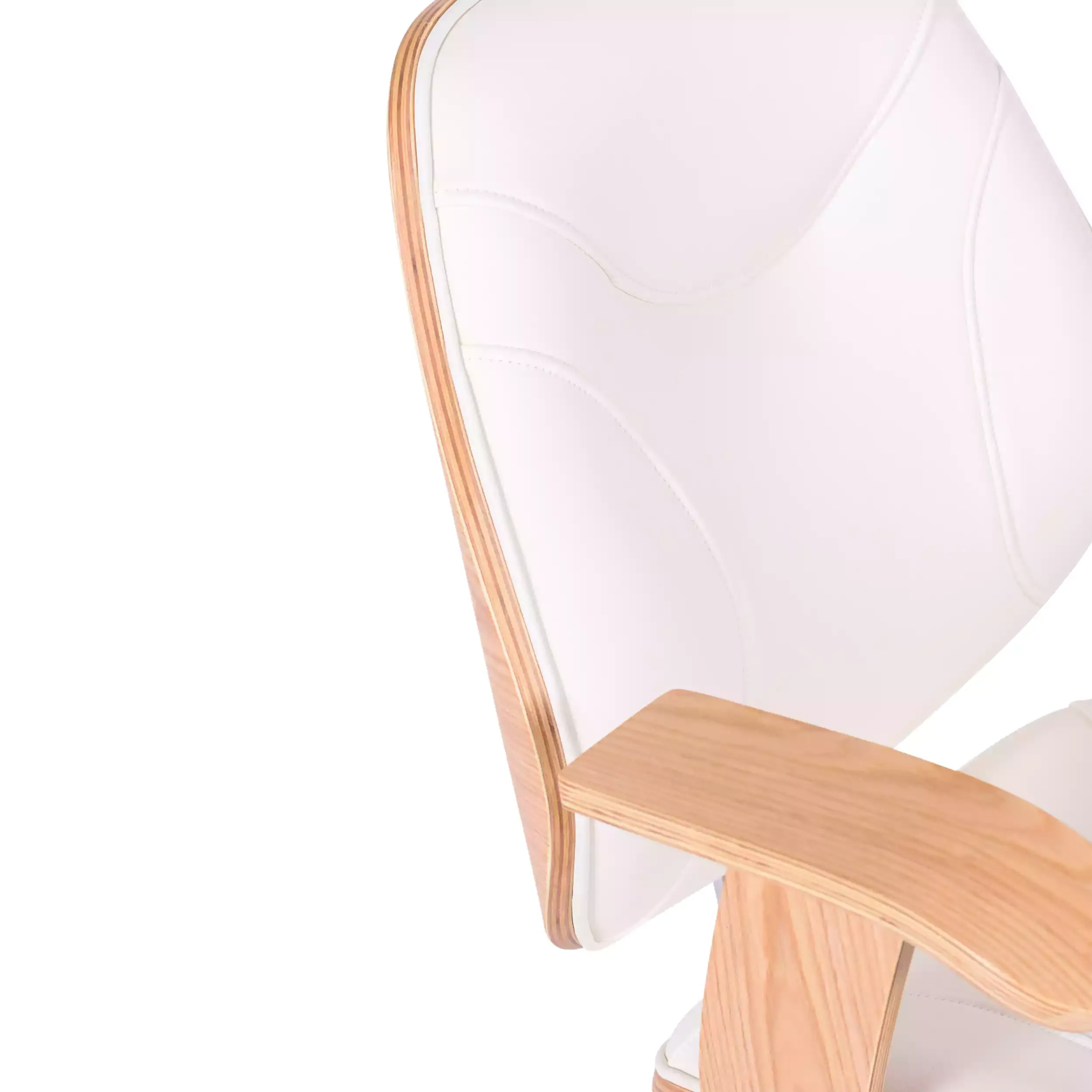 Silla de oficina Cambridge en madera clara - Mueble design