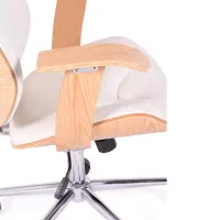 Silla de oficina Cambridge en madera clara - Mueble design