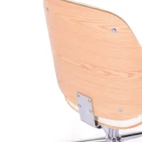 Silla de oficina Cambridge en madera clara - Mueble design