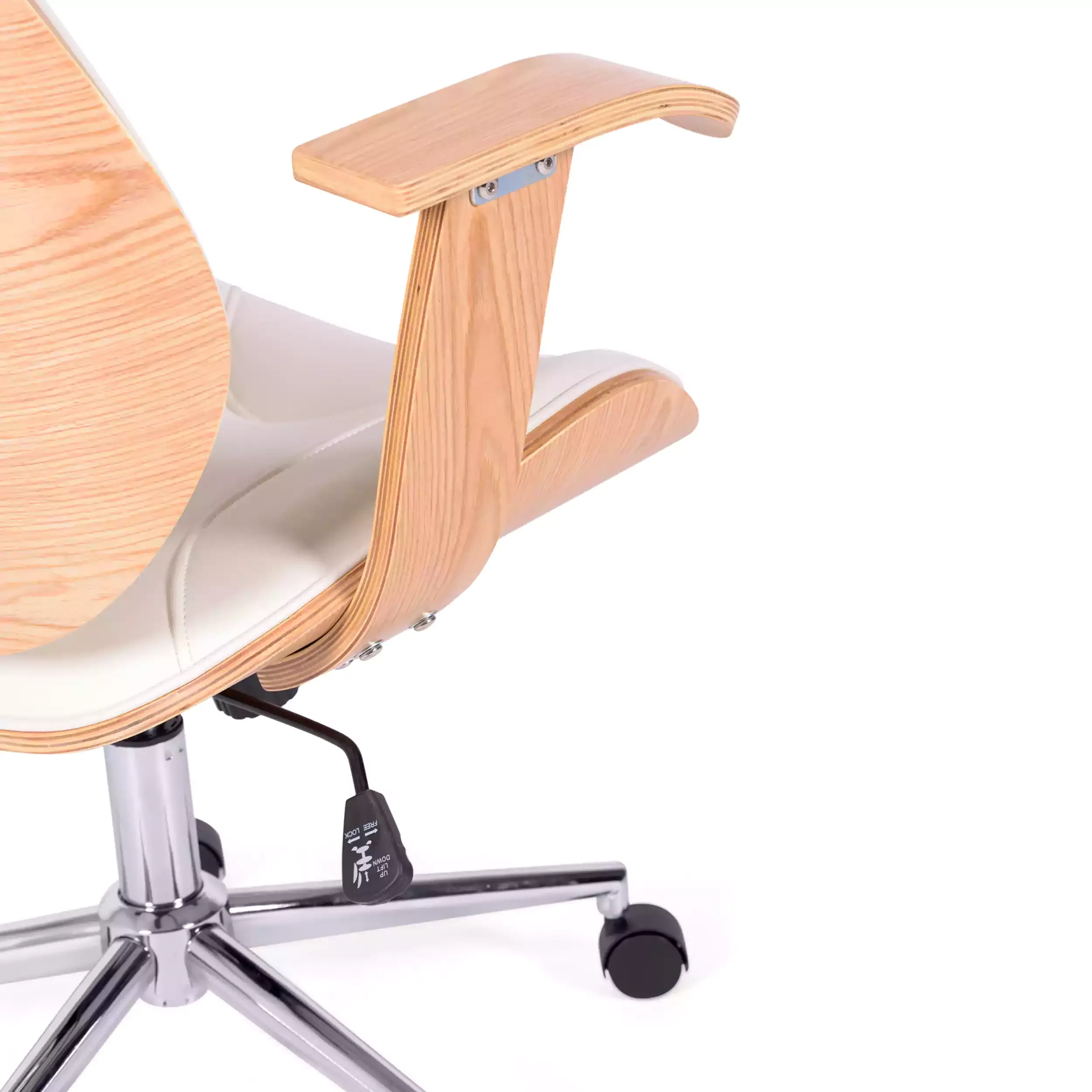 Silla de oficina Cambridge en madera clara - Mueble design