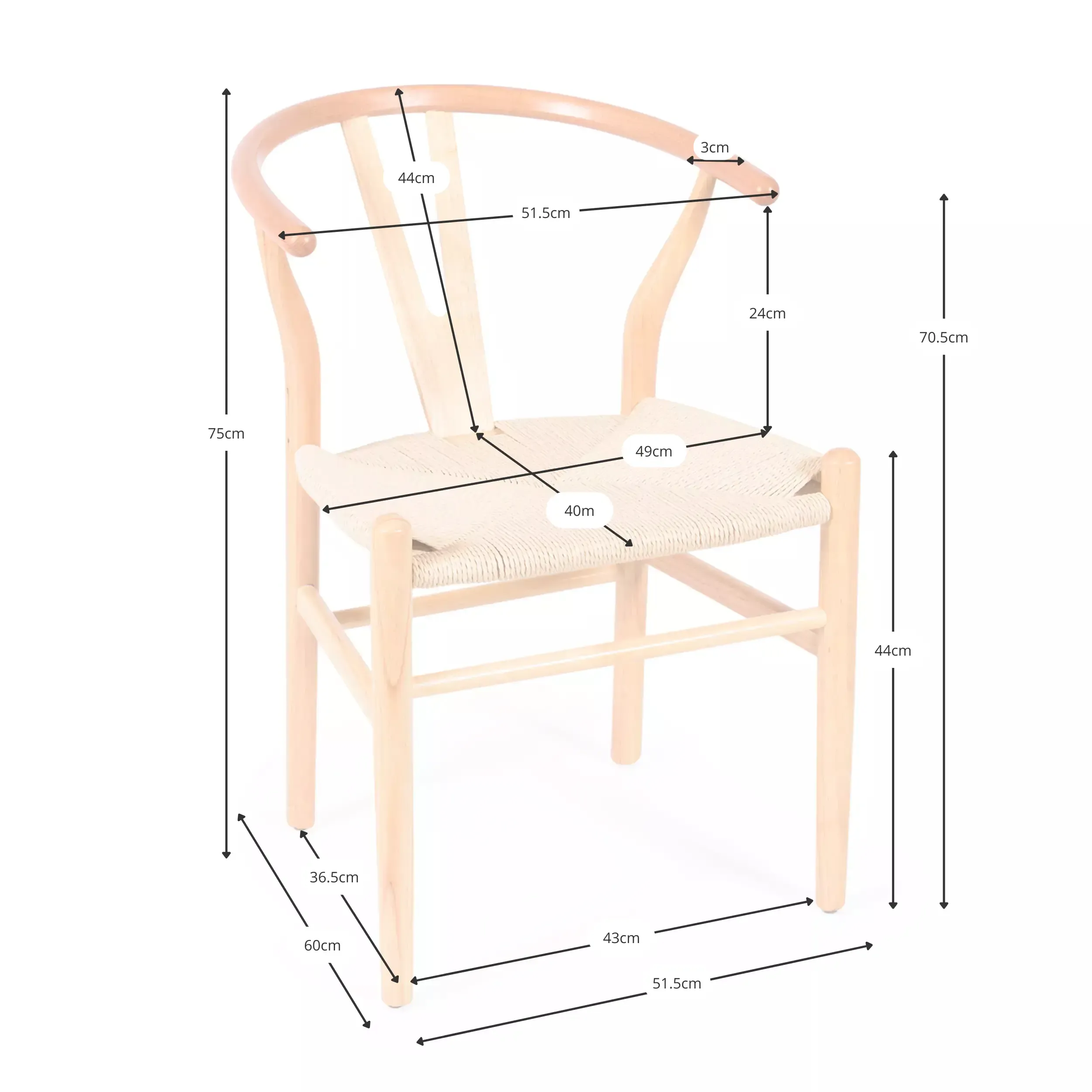 Wishbone CH24 Chair Inspiration - Nordic Chair - Muebledesign