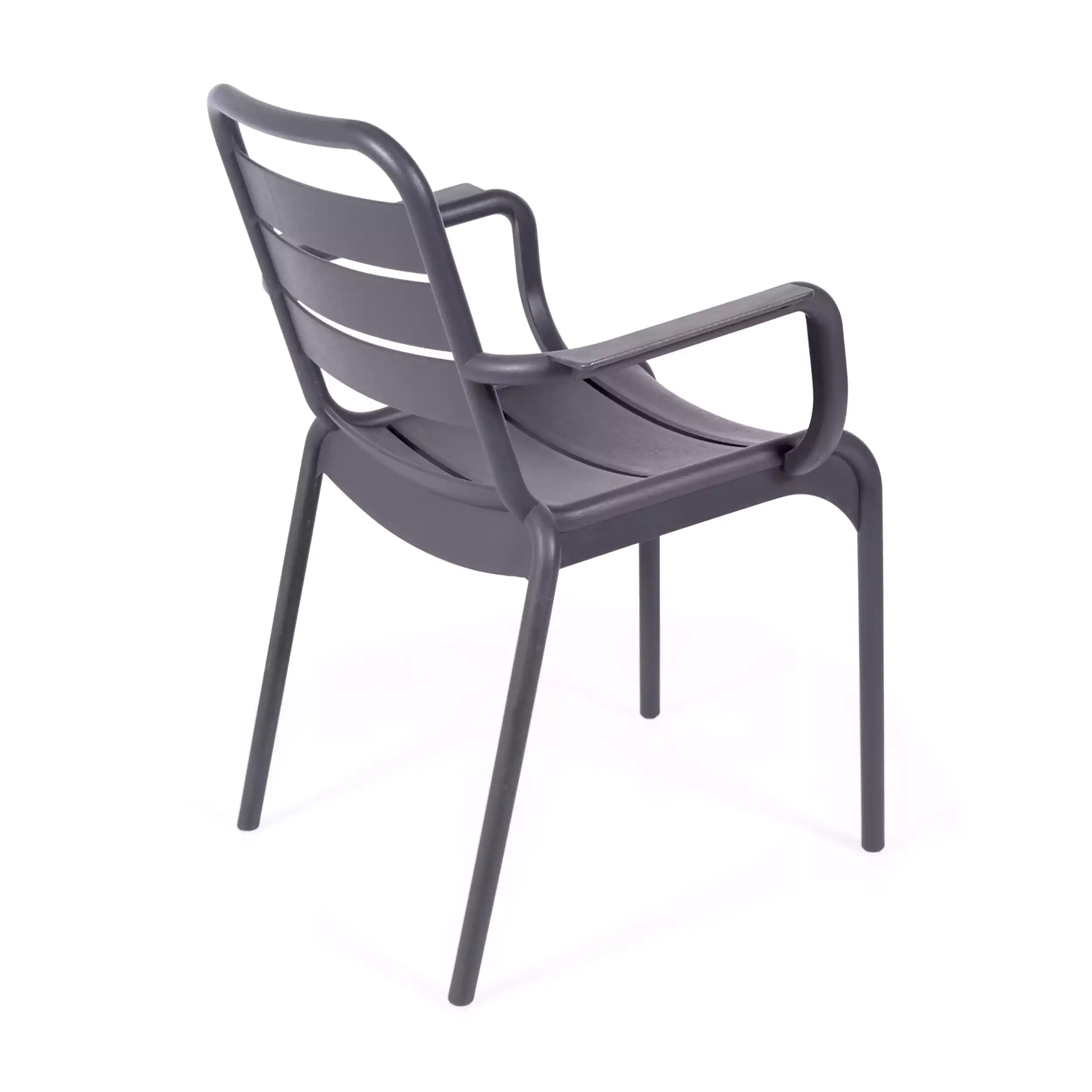 Pack of 4 outdoor chairs - Outdoor plastic chairs - Mueble Design