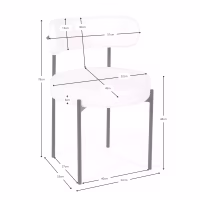 Silla Lenin tapizada en terciopelo – diseño elegante y moderno 🪑