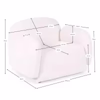 Sillón de diseño de 1 plaza Nest – Diseño envolvente - Mueble Design