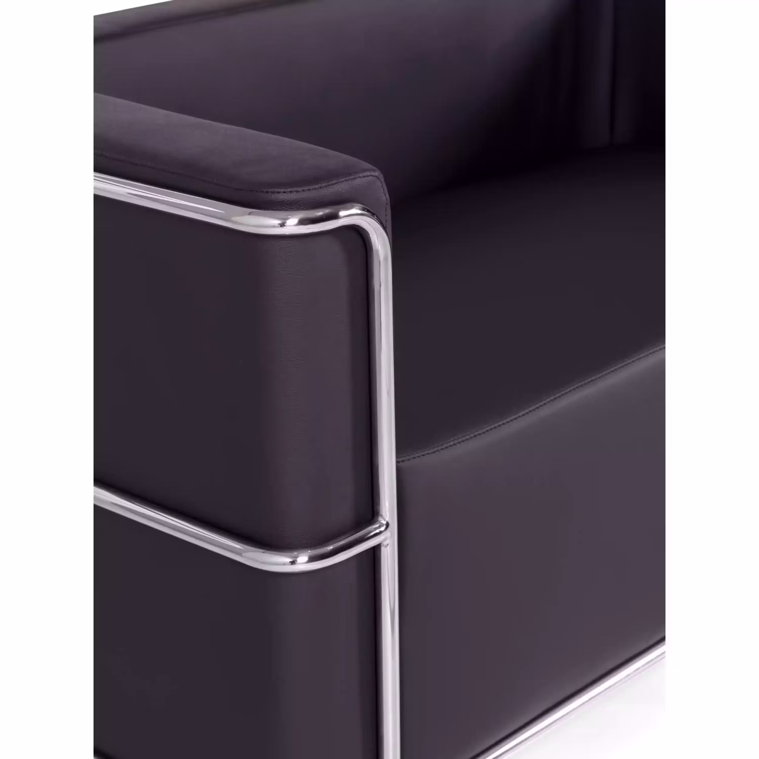 Sofá Torino 2 plazas en polipiel y acero cromado 🛋️ - Mueble Design