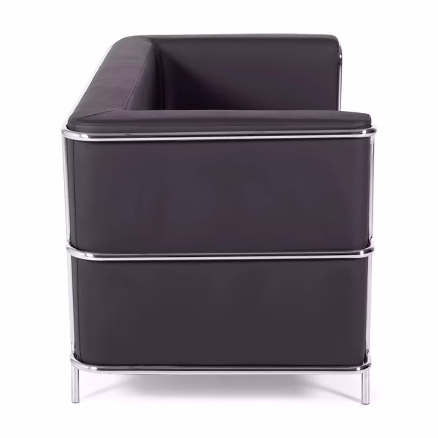 Sofá Torino 2 plazas en polipiel y acero cromado 🛋️ - Mueble Design