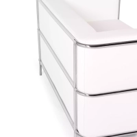 Divano Torino a 2 posti in ecopelle e acciaio cromato 🛋️ - Mobilie Design