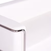 Torino 3 seater sofa in eco-leather and chromed steel - Mueble Design