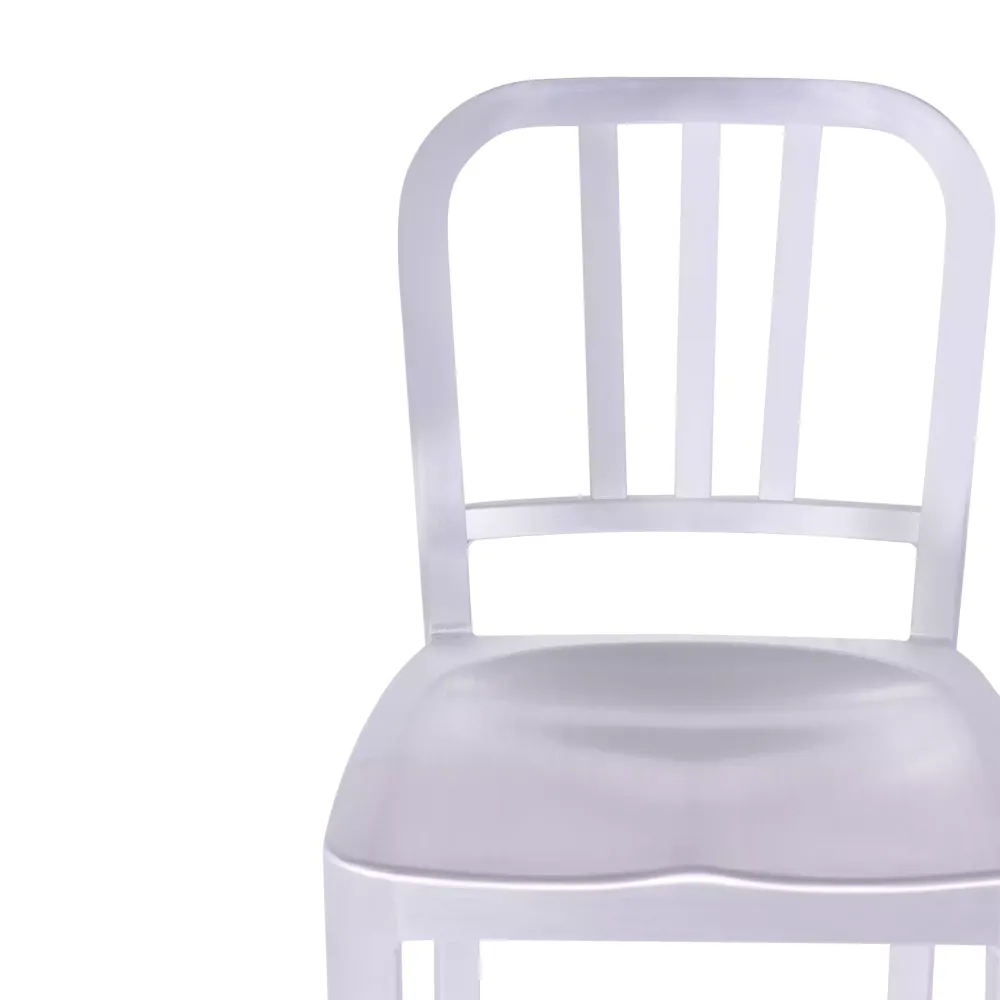 Navy Army aluminum stool replica - iconic industrial design