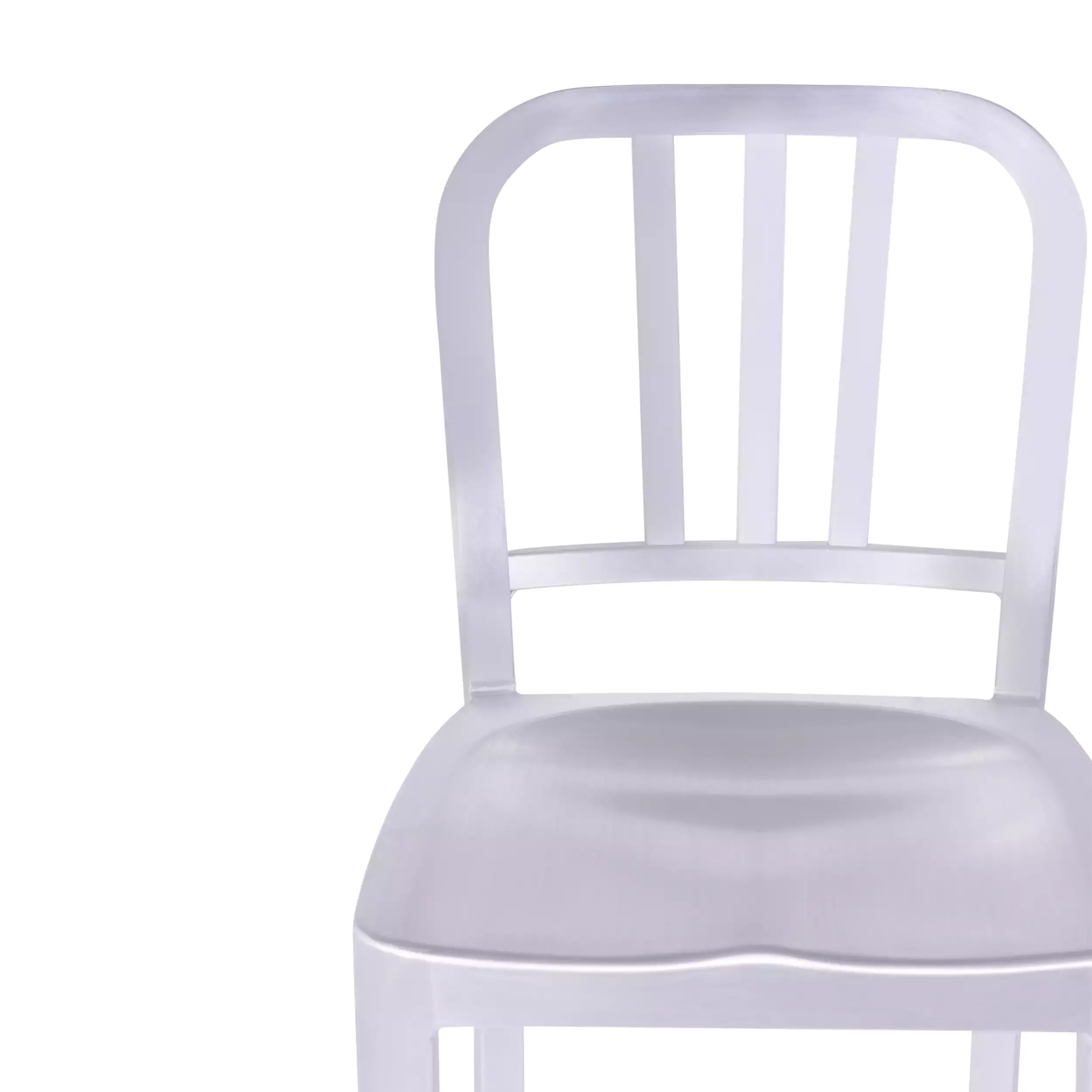 Réplica del taburete Navy Army de aluminio – Diseño industrial icónico