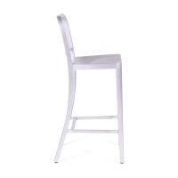 Navy Army aluminum stool replica - iconic industrial design