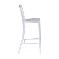 Réplica del taburete Navy Army de aluminio – Diseño industrial icónico