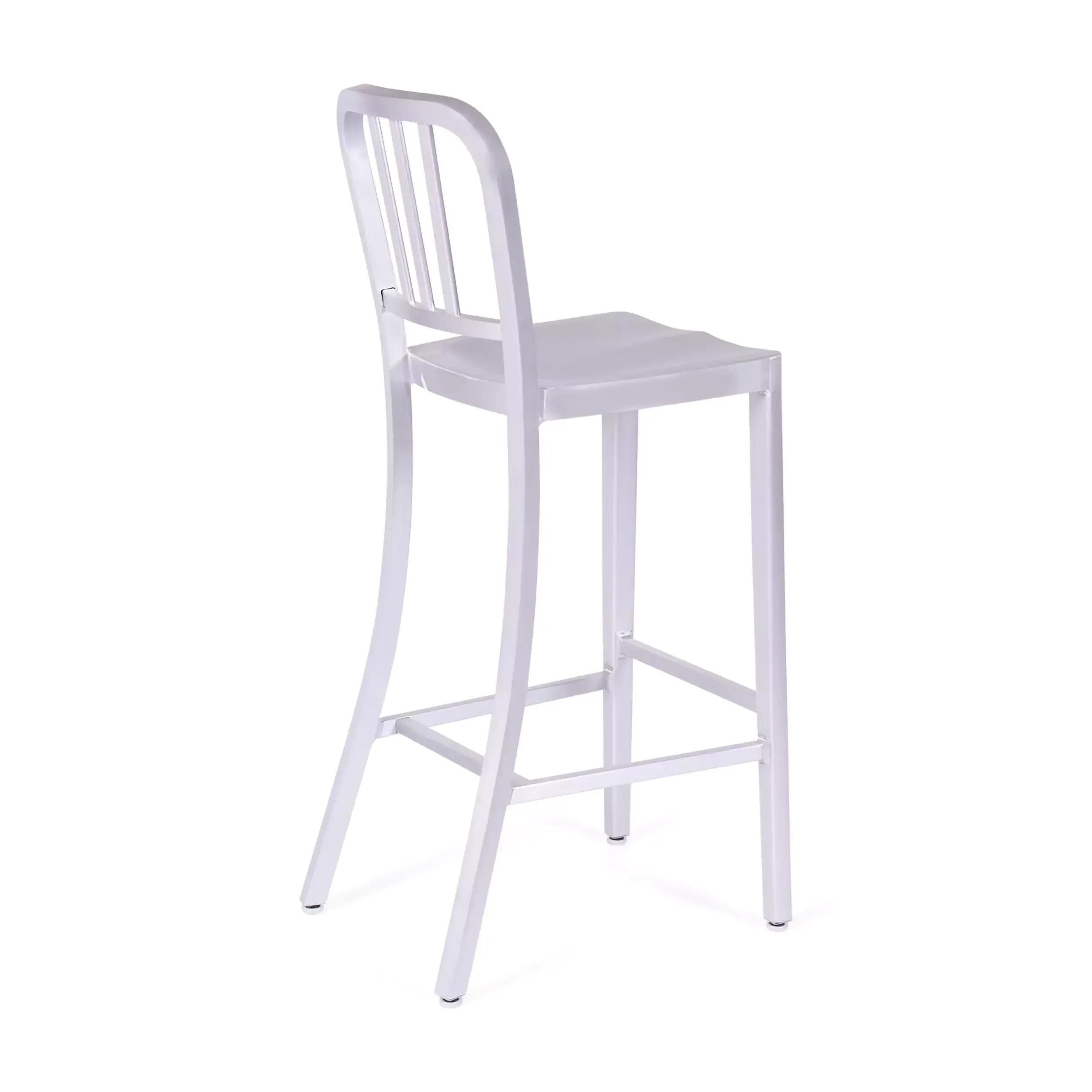 Réplica del taburete Navy Army de aluminio – Diseño industrial icónico