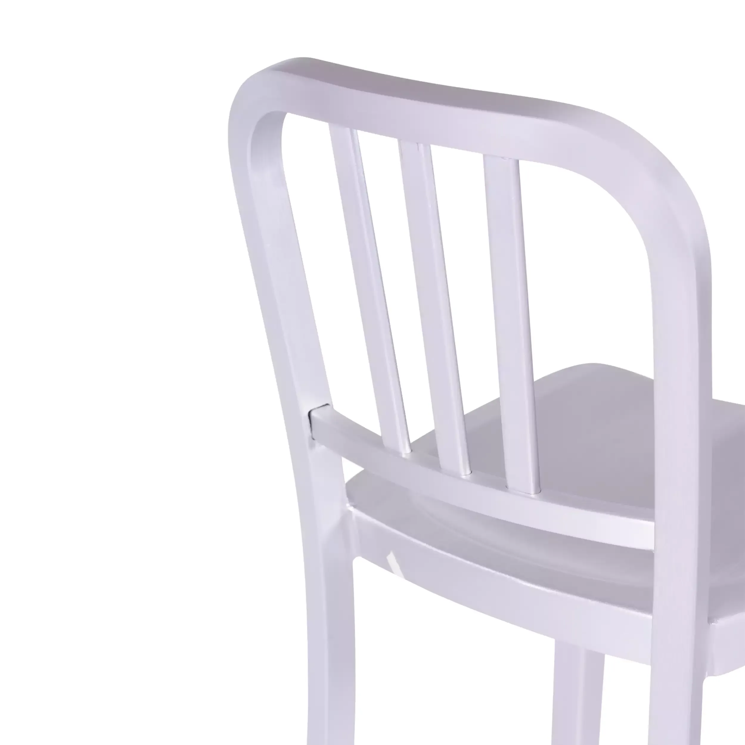 Réplica del taburete Navy Army de aluminio – Diseño industrial icónico