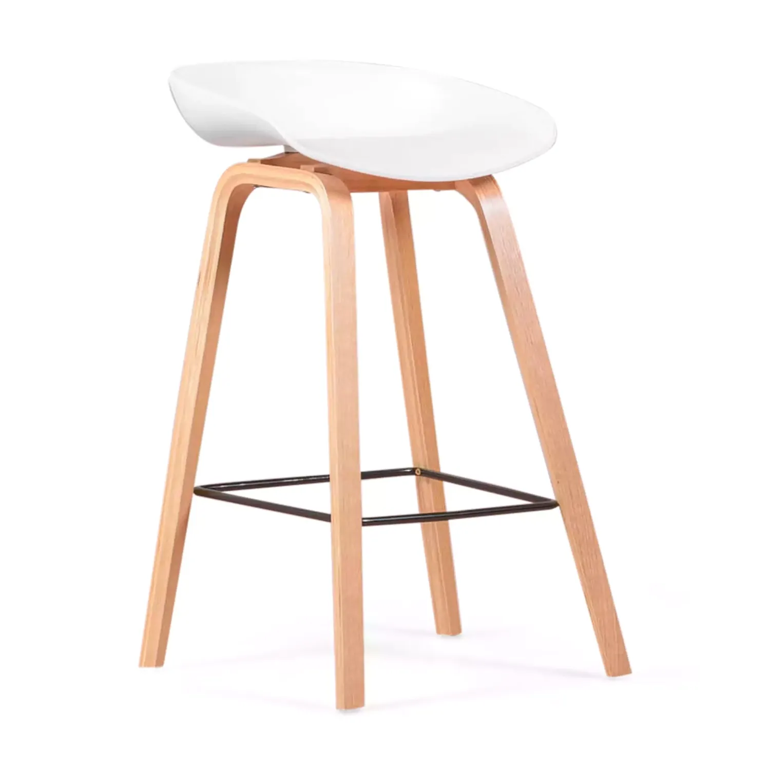Hazte con el Taburete Nórdico en Madera de Haya - Mueble Design