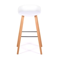 75 cm nordischer Hocker aus Buchenholz - Mobelarium