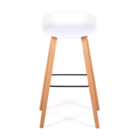 Taburete Nórdico de 75cm en Madera de Haya - Mueble Design