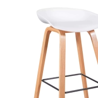 75 cm nordischer Hocker aus Buchenholz - Mobelarium