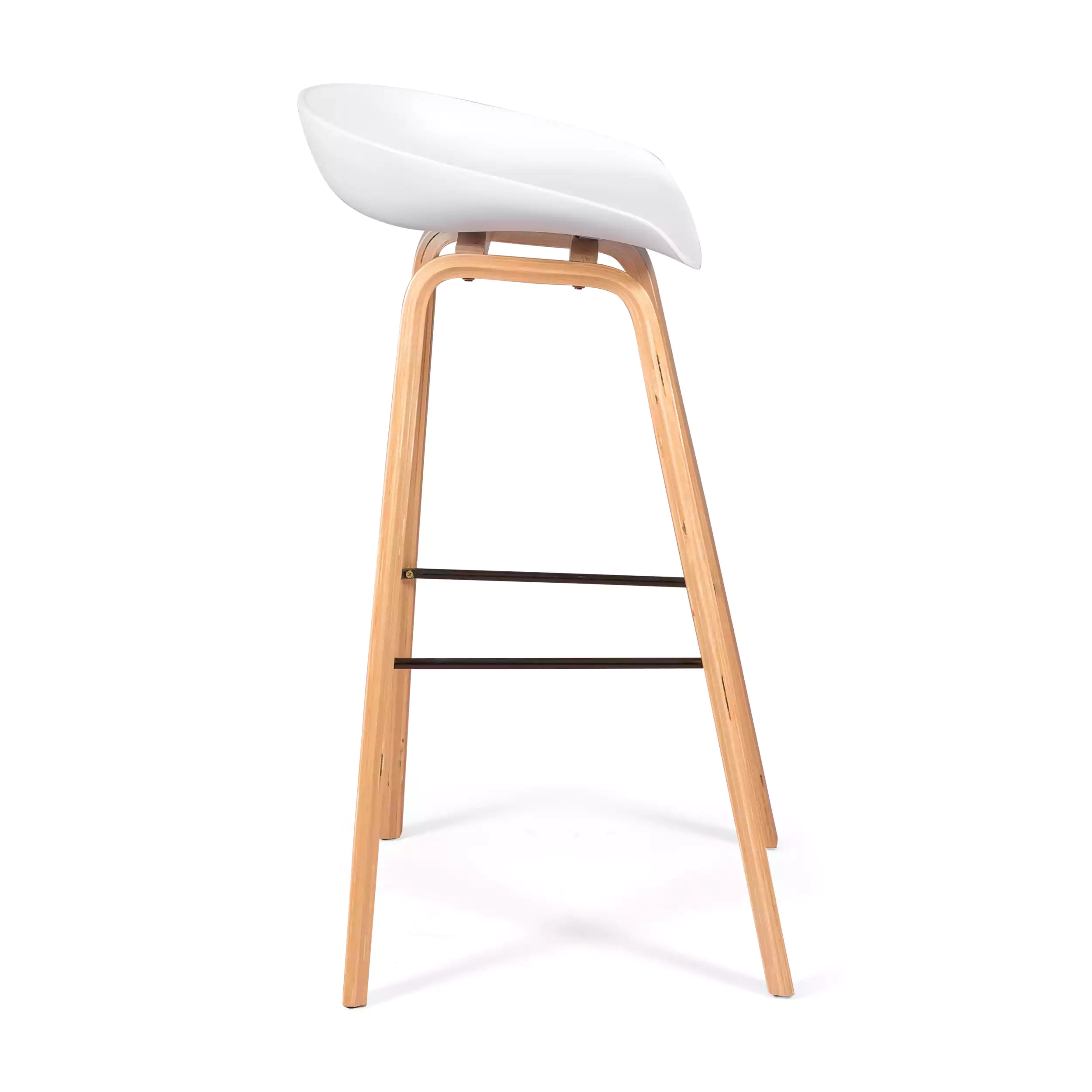 Taburete Nórdico de 75cm en Madera de Haya - Mueble Design