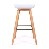 Sgabello nordico da 75 cm in legno di faggio - Mobile Design