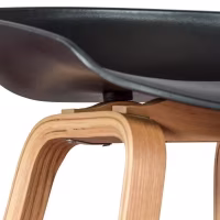 Taburete Nórdico de 75cm en Madera de Haya - Mueble Design