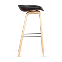 Stołek Skandynawia 75 cm w drewnie bukowym - Mobelarium