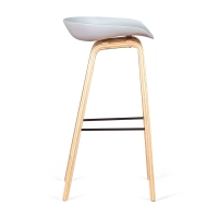 75 cm nordischer Hocker aus Buchenholz - Mobelarium