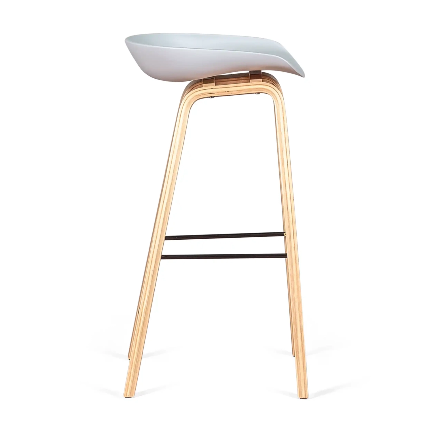 Barstol Skandinavien av 75cm i bokträ Mobelarium
