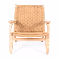 Sillón Catani CH25 | Diseño escandinavo en fresno y cuerda natural