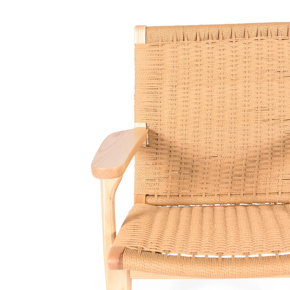 Catani CH25 armchair | Scandinavian design in ash and natural rope